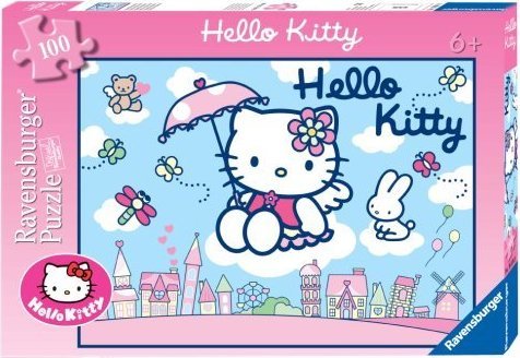 Hello Kitty En El Jardín 100 Xxl Piezas Ravensburger Rompecabezas 