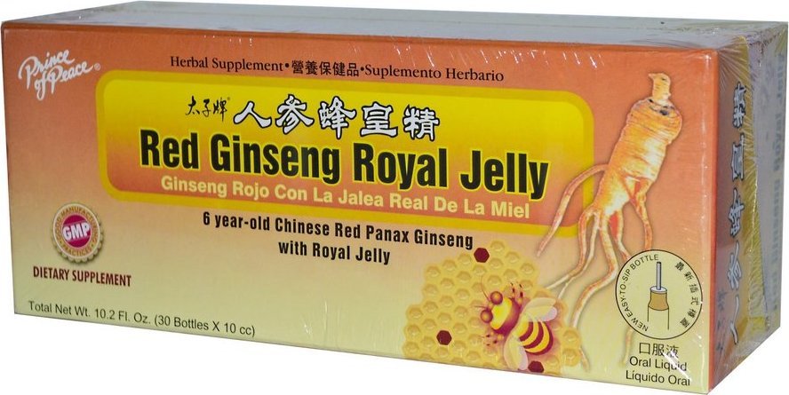 Prince of Peace Red Ginseng Royal Jelly Description: 6 year-old Chinese Red...