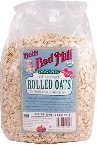 Bobs red mill organic rolled oats old fashioned 32 ounce 39978019523 Bob S Red Mill Organic Old Fashioned Rolled Oats Whole Grain 32 Oz 2 Lbs 907 G
