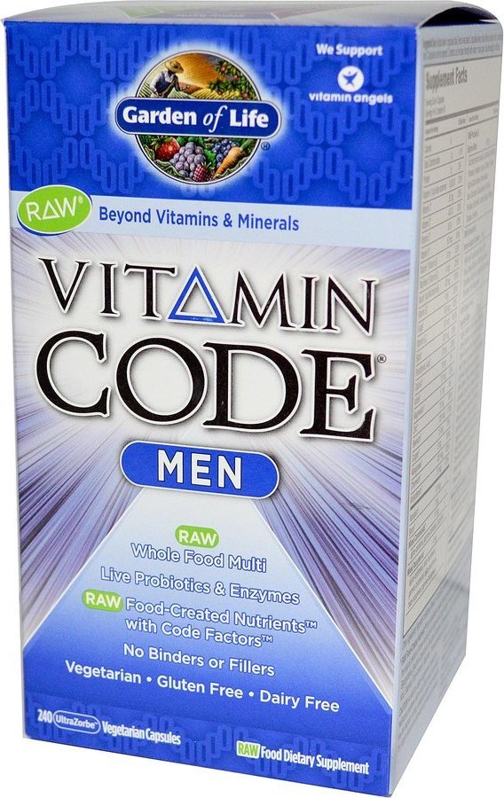 658010114196 Garden Of Life Vitamin Code Men S Multivitamin