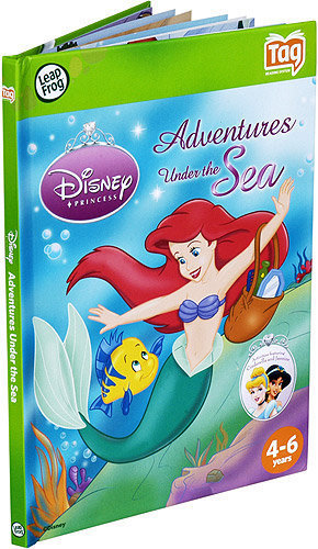 LeapFrog Tag Reading System Activity Storybook Disney Adventures Under The Sea for sale online 