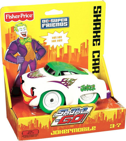 Fisher Price Shake 'n Go DC Super Friends Green Lantern Car Racer Toy 
