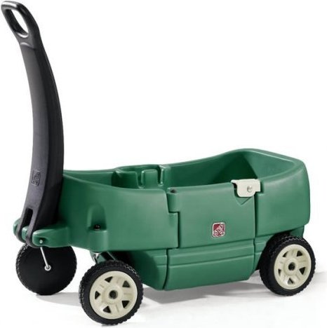 733538766598 Step 2 Wagon for Two Plus Willow Green