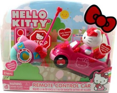 hello kitty remote control car