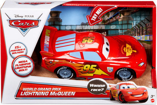 Cars Lights And Sounds World Grand Prix Lightning Mcqueen Vehicle
