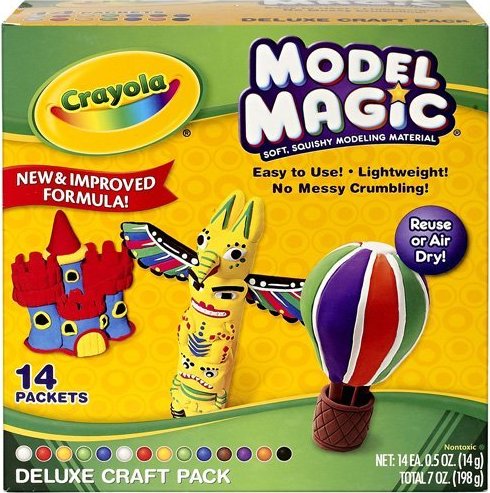 Model Magic Deluxe Variety Pack Air Dry Modelling Clay 71662024031 Crayola Crayola 