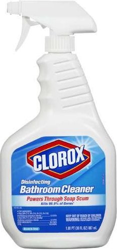 44600080338 Clorox Bleach Free, Clorox Disinfecting Bathroom Cleaner