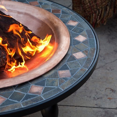Surround Fire Pit With Copper Bowl, Red Ember Propane Fire Pits