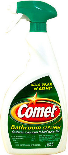 Comet Bathroom Cleaner Spray 32 Oz, How To Use Comet To Clean Bathtub