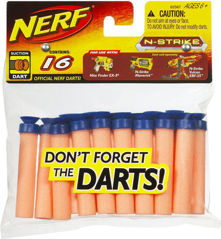Original NERF Suction Micro Darts 10 Refill Pack 61347 for sale online 