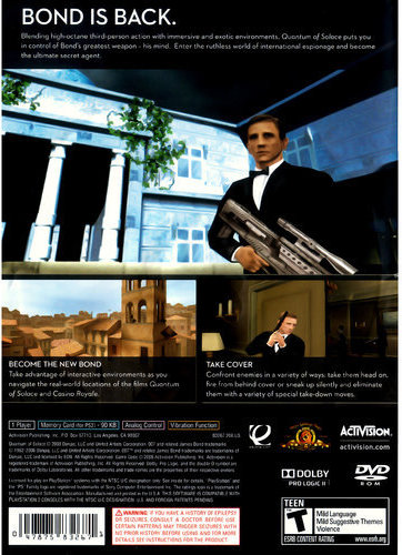 47875832671, 47875834293 James Bond 007: Quantum of Solace (PS2)