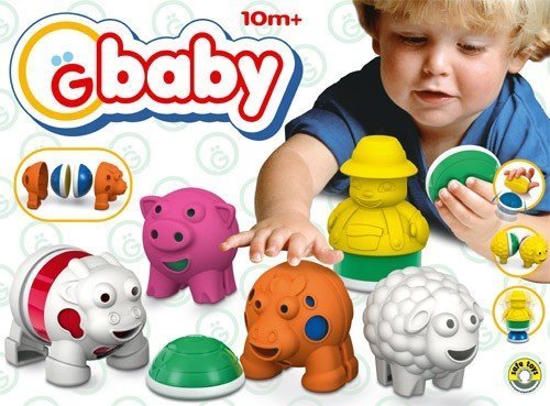 Geomag 19 Piece Baby Farm Toy, Baby Farm Toys