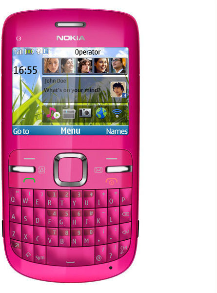 Модель: C3-00 Hot Pink Стандарт GSM 2G Да Разрешение дисплея 320 x 240 Пикс...