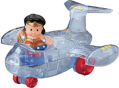 Fisher Little People Wonder Woman Invisible Jet DC Superfriends A3 for sale online 