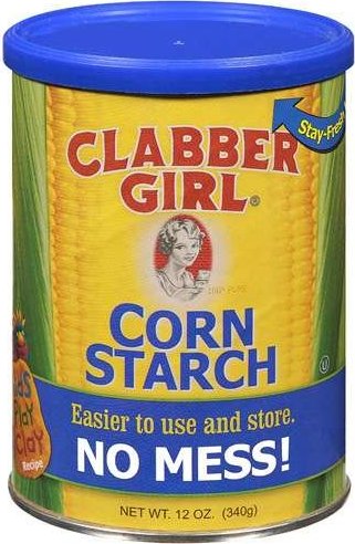 Clabber Girl, Corn Starch, 12oz Canister (Pack of 3) .