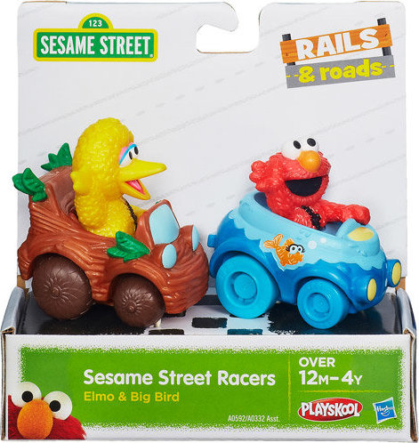 Playskool Sesame Street Rails & Roads Street Racers and Come 'n Race Vehicles 
