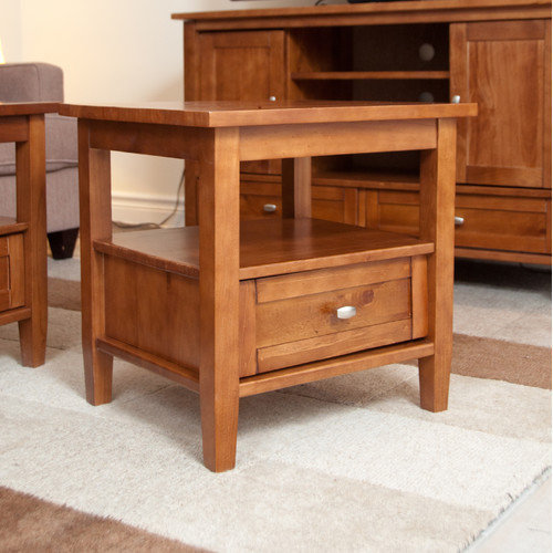 Axwsh002 Warm Shaker Collection 20 Inch, Warm Shaker End Table
