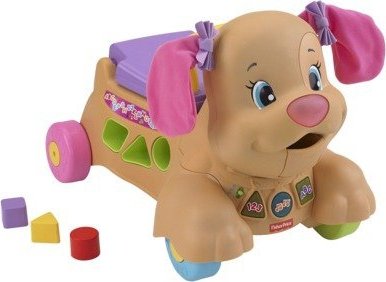 Fisher-Price Laugh & Learn Stride-to-Ride Puppy Ride-On Toys 
