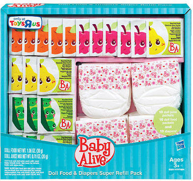 baby alive doll food pack
