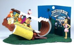 McFarlane Toys 6" Hanna Barbera Series 2 Flintstones Fred Dino action figures 