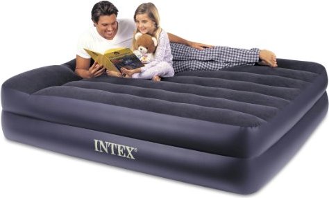 78257315703 Intex Queen Pillow Rest, Intex Rising Comfort Queen Air Bed