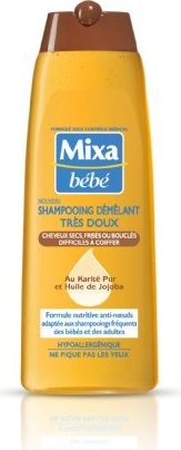 Mixa Bébé Shampoing Karité Démêlant Très Doux Lot de 2