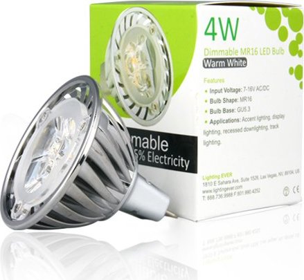 Recessed Lighting Warm White LED Light Bulbs LE® 4W MR16 LED Bulbs Track Lighting 35W Equivalent
