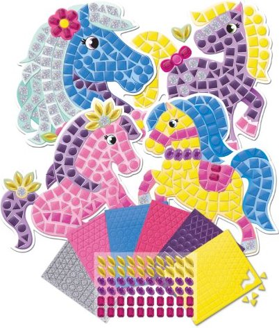 620700 4 Designs myfirst Sticky Mosaics Ponys 