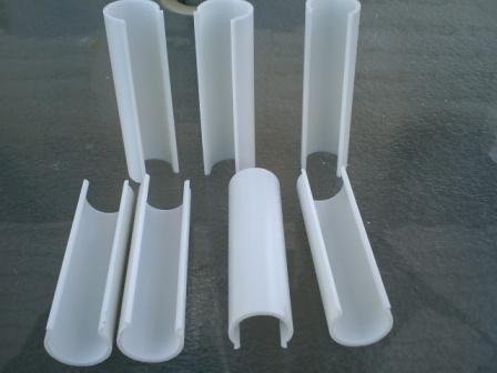 Snap Clamp 1 Inch Wide X 4 Inches for 1 PVC Pipe White Circo 10 Per Bag 