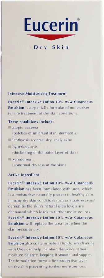 Magnético Obediente Disipar 4005800035548, 4005808164189, 5025970900186 Eucerin Dry Skin Intensive 10%  W/w Urea Treatment Lotion