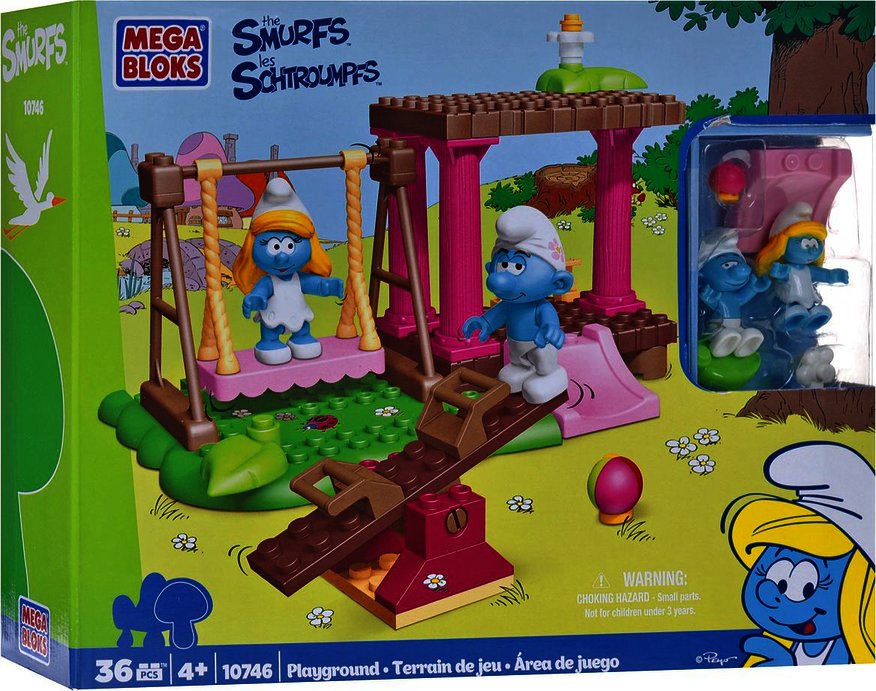 Mega Bloks Smurfs Playground