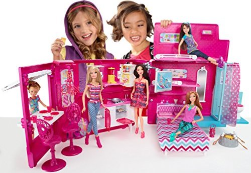 746775360382 Barbie Sisters Life In The, Barbie Camper With Bunk Beds