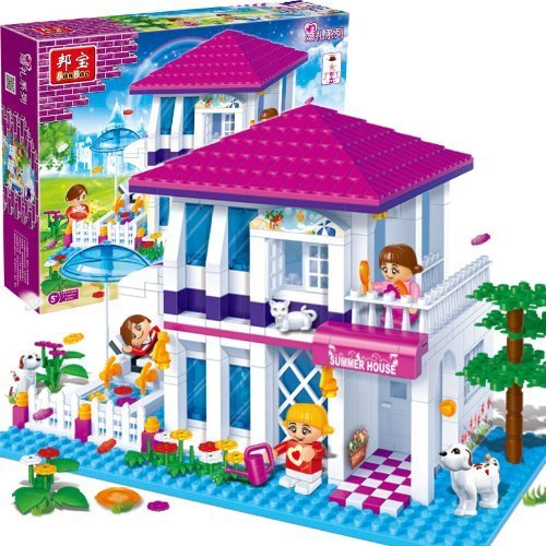 6953365361054 BanBao Summer House Toy Building Set, 425-Piece