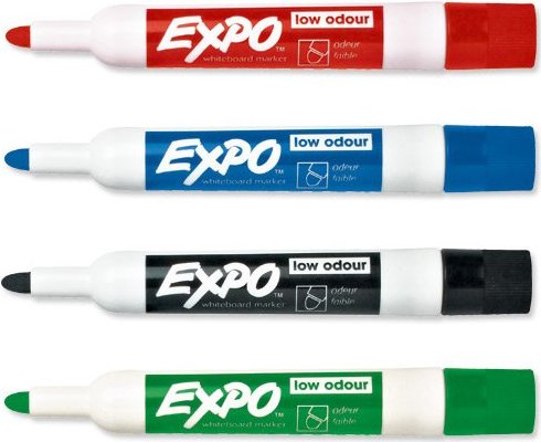 3501170743966 PaperMate Expo Whiteboard Marker Low Odour Bullet 