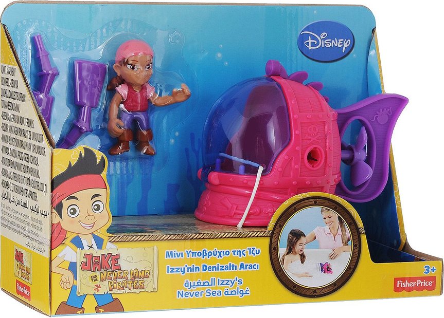 Fisher-Price Disney Jake and The Never Land Pirates Izzy's Never Sea Mini-Sub 