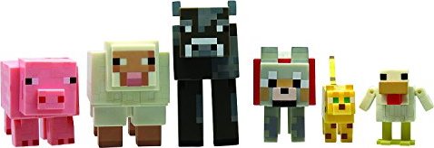 Minecraft Nucleo Animal Mob Action Figure 6-Pack Nuovo di zecca! 