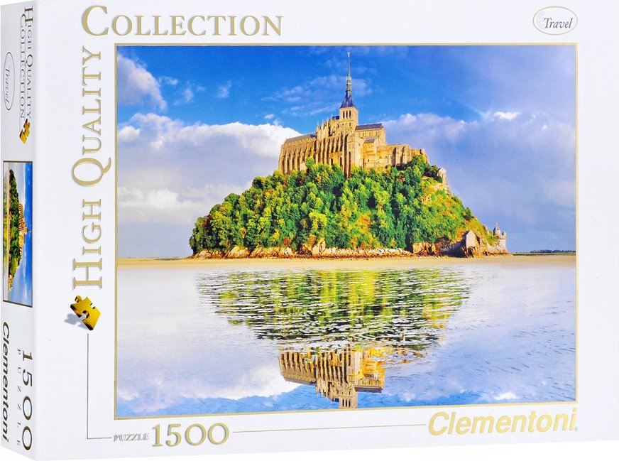 1000 Pieces Clementoni Mont Saint Michel High Quality Jigsaw Puzzle 