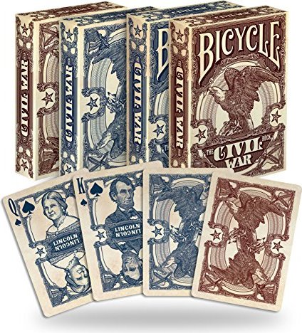 Bicycle Official Playing Cards Civil War Deck 