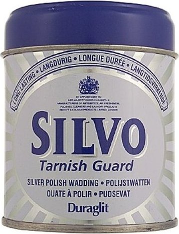 Reckitt Silvo Tarnish Guard Wadding 75g - Traditional Duraglit wadding for silver...