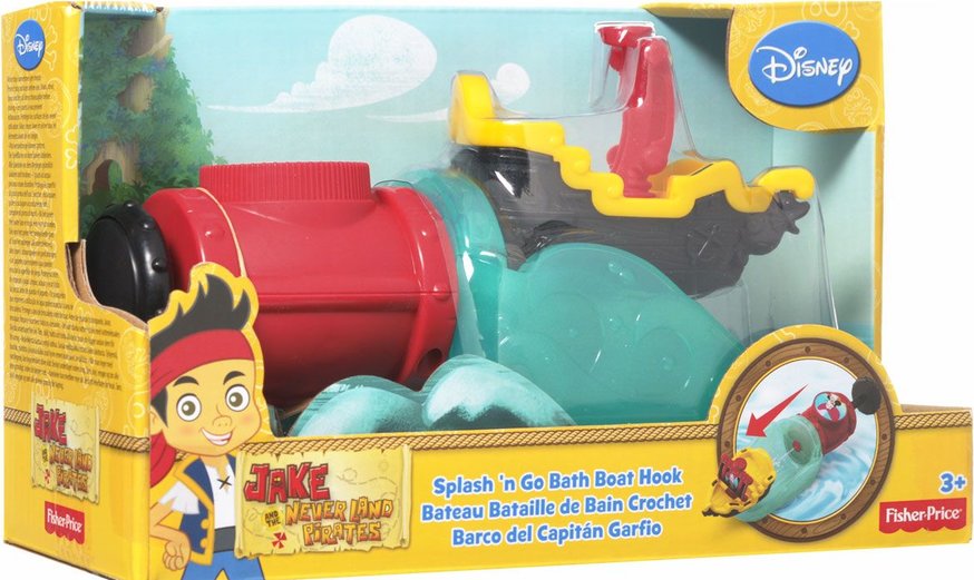 Fisher-Price Disney Jake and The Never Land Pirates Bath Squirtin' Hook 