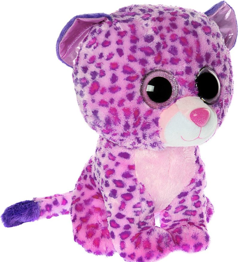 Ty Beanie Boos Glamour Pink Leopard 3" Plush Toy Key Clip 36585 for sale online 