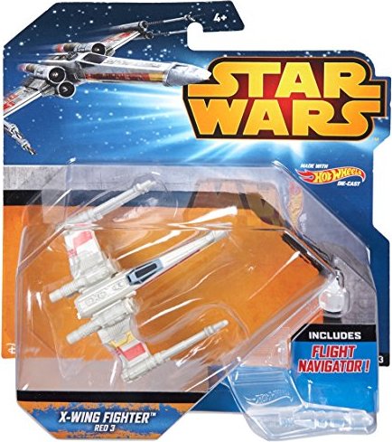 Hot Wheels Star Wars Starships X-Wing Fighter Red Five with Flight Navigator-NEW 