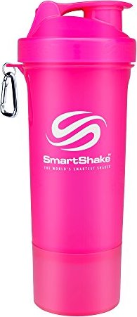 17 oz Shaker Cup Neon Yellow smartshake Slim Bottle