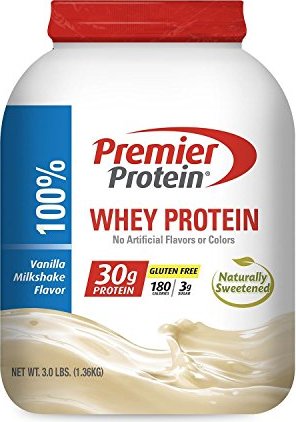 643843200581 Premier Protein Whey Powder Vanilla Milkshake 3 Pound