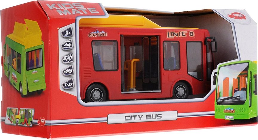 4006333038419 Dickie Toys Городской автобус цвет красный жел