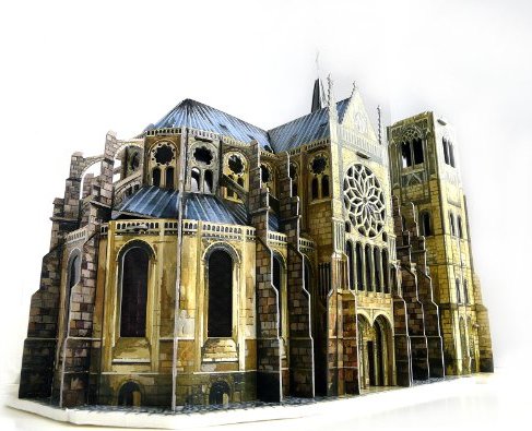 Puzzle 3D Intelligente Umbum 255 Cattedrale Gotica Cathredal 