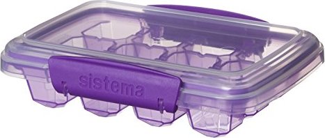 Sistema KLIP IT Accents Collection Ice Cube Tray with Cover Large Color Rec... 