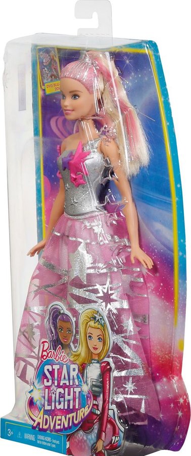 887961266931 Barbie Star Light Adventure Gown Doll