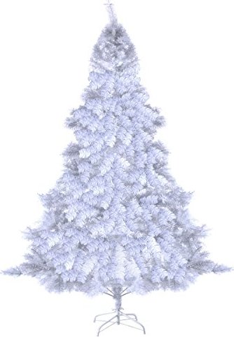 8Ft Artificial PVC Christmas Tree W/Stand Holiday Season Indoor Outdoor White 