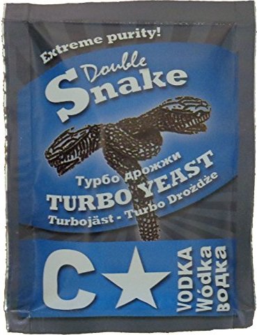 Details about   Double Snake C Star Turbo Yeast 25L Extreme Purity Homebrew Vodka Wash Moonshine 